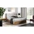 Boxspring postelja Wood 9 - 160x200 cm - hrast lancelot