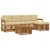 Set vanjskih sofa s jastukom 6 pcs Prirodna i bež