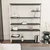 HANAH HOME Polica za knjige Jenny Anthracite White
