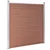 Vidaxl Vrtna ograja WPC 180x186 cm rjava