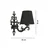 Opviq Zidna lampa Claire, 15x10x13cm, IP20, Crna