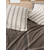Lessentiel Maison Komplet Posteljine Caldo, 200x220 cm, Sivo-braon