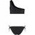 Womens Asymmetrical Bikini - Black