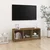 Vidaxl TV omarica medeno rjava 104x33x41 cm trdna borovina