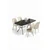 Hanah Home Trpezarijski set, 5 komada, Svetlozeleni