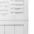 Sobna pregrada s 5 panela bijela od masivnog drva paulovnije