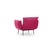 Atelier del Sofa Fotelja Jax 90x95x80cm Tamnocrvena