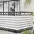 Balcony ekran 75 x 300 cm PU prekriveni oksford alu