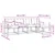 Set vanjskih sofa s jastukom 5 pcs Bijela i crna