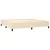 Vidaxl Box spring postelja z vzmetnico krem 200x200 cm blago