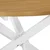 Blagovaonski stol bijeli 120 x 75 cm MDF