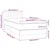 Vidaxl Box spring postelja z vzmetnico temno rjava 100x200 cm blago