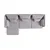 Atelier del Sofa Ugaona garnitura Flexy Relax, 285 x 150 x 100 cm, Siva