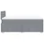 Vidaxl Boxspring postelja z vzmetnico svetlo siva 120x190 cm blago