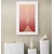 Plakat s paspartujem ples balerine - 20x30 silver