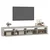 TV ormarić s LED svjetlima siva boja betona 240x35x40 cm