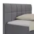 Premium Living Oblazinjena Postelja Bogner, 180x200, Siva