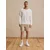 DAN FOX APPAREL Majica  bela