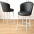 HANAH HOME Set 6 barskih stolica Uras Anthracite White