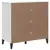 Komoda VIKEN bijela 80 x 40 x 80 cm od konstruiranog drva