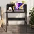 HANAH HOME Radni sto Piano Black