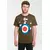 LOGOSHIRT Majica Peanuts - Snoopy Pilot  modra / oliva / rdeča / bela