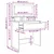 Vidaxl Toaletne mize za spalnice Star les 80 x 39,6 x 135 cm