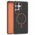 Leather Grip MagSafe maska za Samsung Galaxy S25 Ultra - Crna
