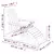 Vrtna stolica Adirondack s osloncem za noge HDPE antracit