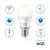 SET 2x LED prigušiva sijalica Philips A60 E27/8W/230V Wi-Fi