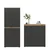 Livetastic Garderobna omara Scarpa, Barva Hrasta, Antracit, 2 Kos