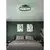 Eglo 35193 - LED RGBW prigušiva stropni ventilator MALINSKA LED/36W/230V crna + daljinski upravljač