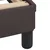 vidaXL vidaXL Postelja z vzmetnico temno rjava 180x200 cm blago, (21215837)