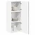 Ormar za Zid LUCCA Siva sonoma 40 x 31 x 100 cm