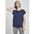 Urban Classics Curvy Majica, modra