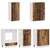 Kuhinjska jedinica PORTO 5 pcs Staro drvo Konstruirano drvo