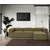 Atelier del Sofa Ugaona garnitura Fora 296x66x185cm Zelena