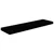 Plutajuće zidne police 2 kom sjajne crne 90 x 23,5 x 3,8 cm MDF