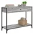 Konzolni stol siva boja hrasta 100x34,5x75 cm konstruirano drvo