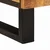 vidaXL TV omarica s polico Rjava 100 x 33,5 x 46 cm Masiven les manga