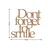 Atelier Del Sofa Zidna dekoracija Dont Forget To Smile, 70x67 cm, 1.5 mm, Bakar