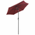 Suncobran bordo 200 x 224 cm aluminijski