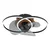 Globo 03661 - LED prigušiva plafonski ventilator KAREN LED/24W/230V 2700-6500K + DO