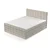 Bež boxspring postelja s prostorom za shranjevanje 200x200 cm Blend – Maison de Reve