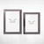 Lessentiel Maison Set ramova za slike 2IGFC1028_1318-1521, 13x18cm, 15x21cm, 2 komada, Srebrne boje