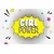 Slika s pop art napisom – GIRL POWER - 40x30