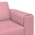 Vidaxl Dnevna soba kavč Roza 250 x 77 x 76 cm