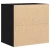 Ormar s ladicama Crna 61 x 41 x 58 cm Konstruirano drvo