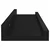 Zidne police 4 kom crne 40 x 9 x 3 cm