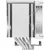 DeepCool AK500 G2 WH procesorski hladilnik, 12 cm, bel